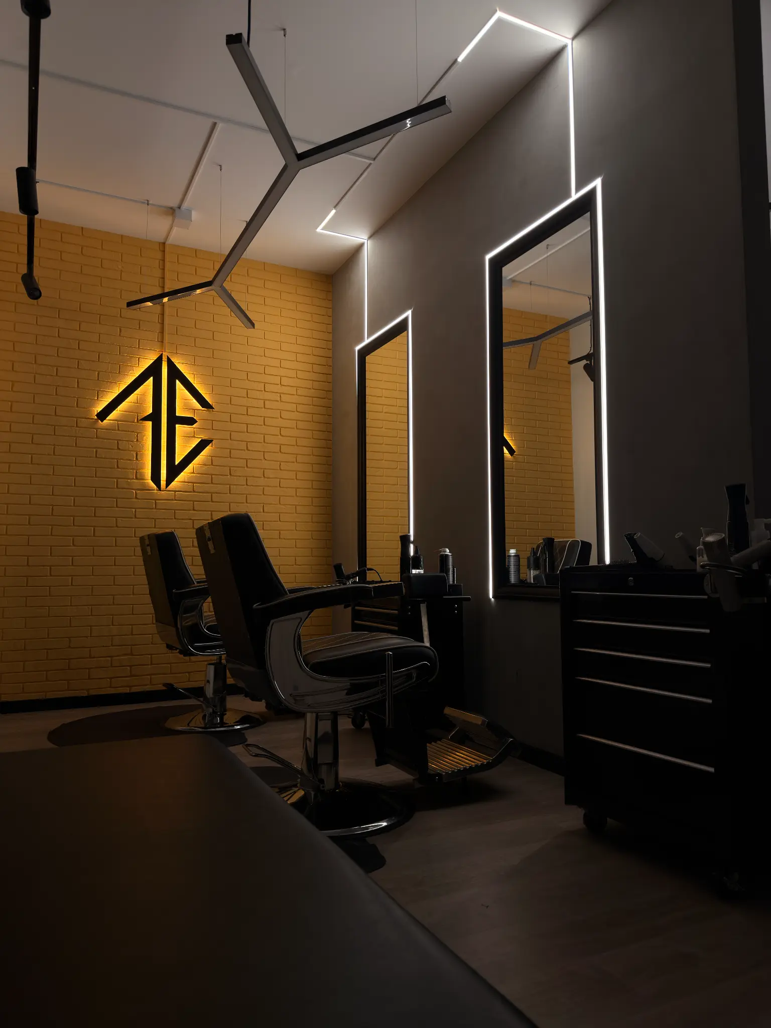 Alfa Excellence Barbershop Interior